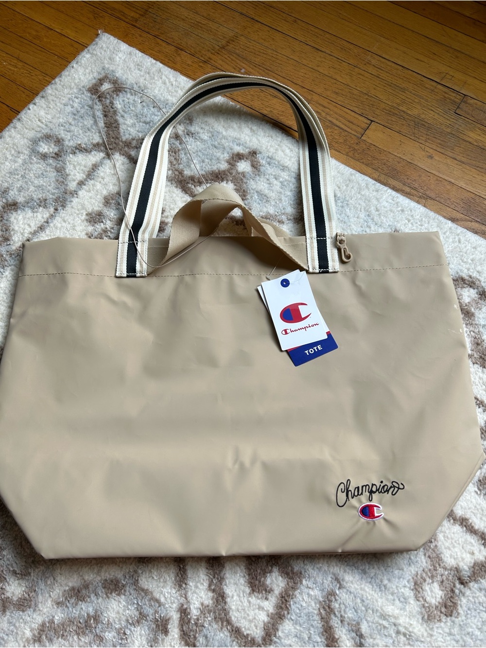 NEW Champion Tote Bag in Tan